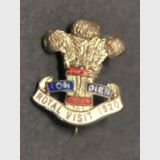 Royal Visit Badge | Period: 1920 | Material: Enamelled brass