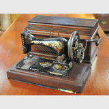 Hand Sewing Machine | Period: 1896 | Make: Singer | Material: Walnut Case