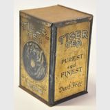 Tiger Tea Tin | Period: c1930s | Make: J. Rattray & Son | Material: Tin