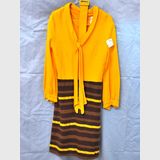 Winter Dress | Period: c1970s | Material: Yellow Wool