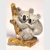Koalas Figure | Period: c1950s | Make: Unmarked | Material: Pottery