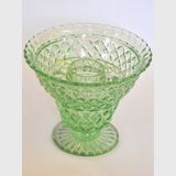 Depression Glass Vase | Period: c1930s | Material: Glass