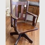 Swivel Office Chair | Period: c1940s | Material: Silky Oak