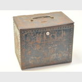 Sunbeam Iron Box | Period: c1930 | Material: Tin