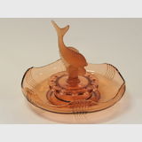 'Fish' Float Bowl | Period: Art Deco | Material: Pink glass