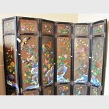 Cloisonne Room Screen | Period: 2000 | Material: Cloisonne over timber