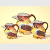 Kookaburra Jugs Set | Period: c1935 | Material: Porcelain