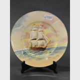 HMS Victory Cabinet Plate | Period: c1940 | Make: Royal Doulton | Material: Porcelain