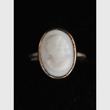 Cameo Ring | Period: Edwardian c1910 | Material: Cameo and 9ct gold.