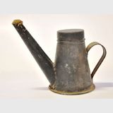Oiler with Wadding | Period: c1950s | Material: Galvanised Iron