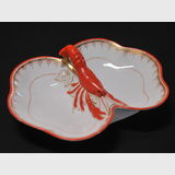Lobster Double Server | Period: c1930s | Material: Porcelain