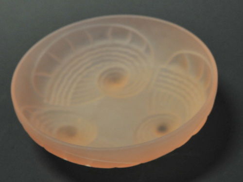 Depression Glass Bowl | Period: Art Deco c1930s | Material: Pink glass
