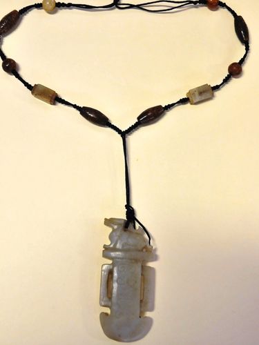 Oriental Pendant | Period: c1959s | Make: Hand Crafted | Material: Jadeite