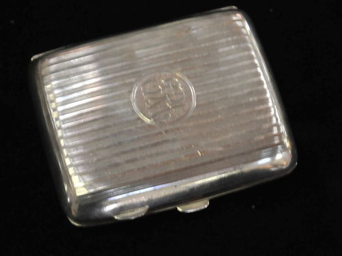 Cigarette Case | Period: 1921 | Material: Sterling Silver