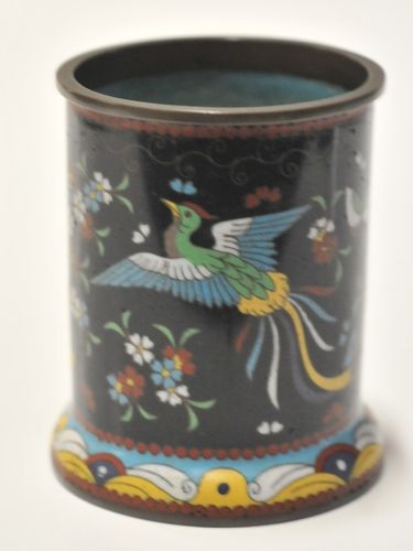 Cloisonne Brush Pot | Period: Meiji Period | Material: Cloisonne