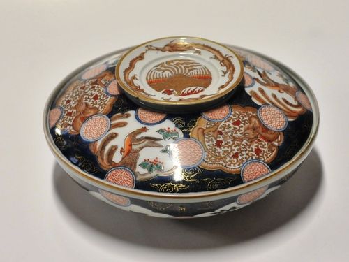 Imari Bowl & Cover | Period: Meiji Period c1910 | Material: Porcelain