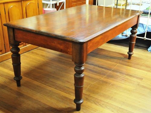 Dining Table | Period: Victorian c1880 | Material: Hoop pine top, cedar base