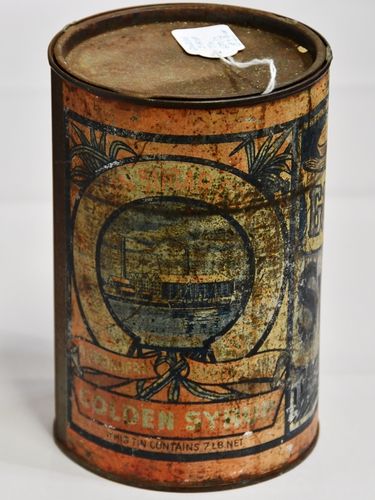 Golden Syrup Tin | Period: c1930 | Make: Golden Syrup | Material: Tin Plate