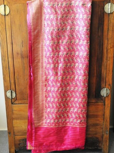 Gold Thread Sari | Period: c1950 | Material: Silk with precious gold thread.