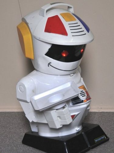 Electric Robot | Period: c1980 | Material: Plastic | Scooter Robot