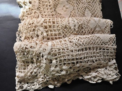 Crochet Bed Spread | Period: c1920 | Material: Cotton