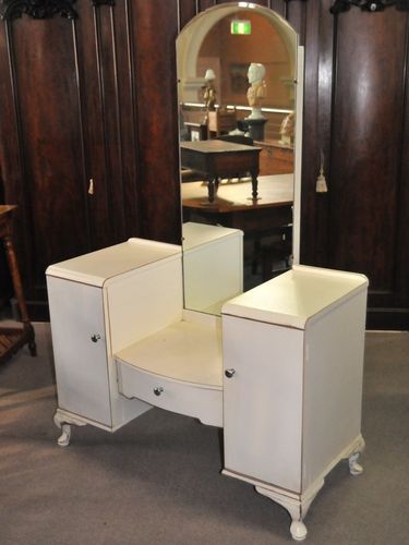 Dressing Table | Period: Art Deco | Material: White painted timber
