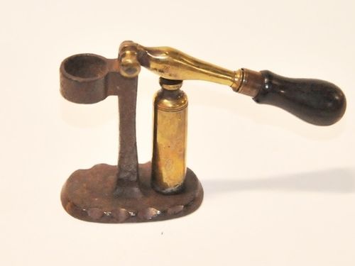 Cartridge Reloader | Period: Late Victorian c1895 | Material: Brass and iron