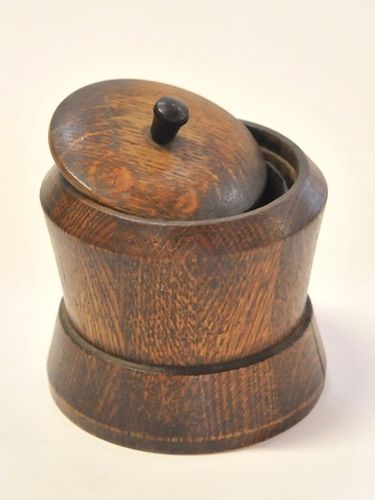 Humidore Tobacco Jar | Period: Edwardian c1905 | Material: American oak and tin