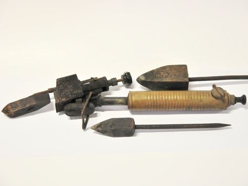 Spirit Soldering Iron | Period: c1950s | Make: Barthel | Material: Brass and iron