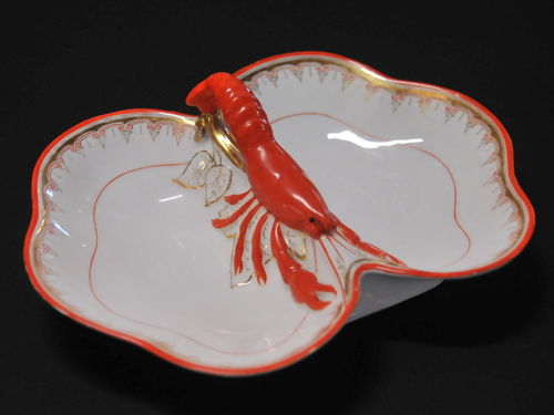 Lobster Double Server | Period: c1930s | Material: Porcelain