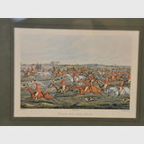 Set Hunting Scene Prints | Period: c1930s | Material: Walnut frames