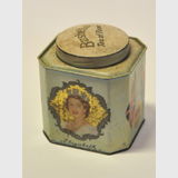 Elizabeth R & Philip Tea Tin | Period: c1950s | Make: Bushells | Material: Painted tinplate