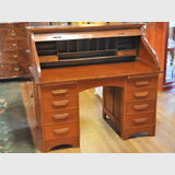 Rolltop Desk | Period: c1920s | Material: Silky Oak