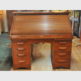 Rolltop Desk | Period: c1920s | Material: Silky Oak