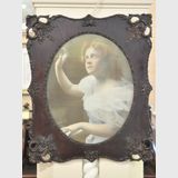 Pair Framed Prints | Period: Victorian c1900 | Material: English Oak frames