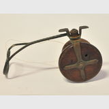 Fishing Reel | Period: c1920s | Make: Lees | Material: Silky Oak and brass