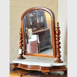 Cedar Toilet Mirror | Period: Victorian c1880 | Material: Cedar