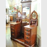 Cheval Dressing Table | Period: Arts and Crafts c1900 | Material: Hoop pine