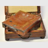 Georgian Foot Warmer | Period: Georgian c1830 | Material: Inlaid walnut with copper hot-water insert