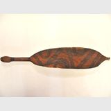 Spearthrower- Woomera | Period: Pre WW2 | Material: Wood, probably a type of sheoak | Inside of spearthrower.