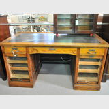 Farmhouse Desk | Period: c1900 | Material: American Oak