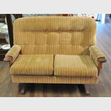 Retro Teak Lounge Suite | Period: 1974 | Make: Chiswell | Material: Teak and velvet velour