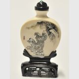 Ivory Snuff Bottle | Period: Early 20th century | Material: Ivory