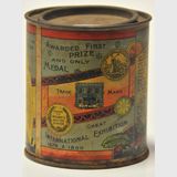 Dr Waugh's Baking Powder Tin | Period: 1920s | Make: James Channon | Material: Tin-paper label
