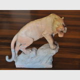 Marble Panther Statue | Period: Late 20thC | Make: Hand Crafted | Material: Marble