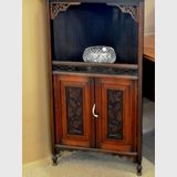 Corner Cabinet | Period: Edwardian c1905 | Material: Walnut