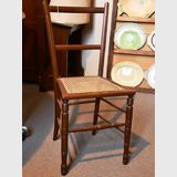 Inlaid Side Chair | Period: Victorian 1890s | Material: Walnut