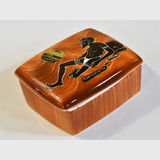 Lidded Box | Period: c1950s | Make: Florenz | Material: Pottery
