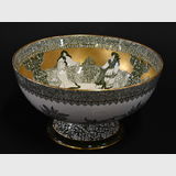 Royal Doulton Punch Bowl | Period: Edwardian 1910 | Make: Doulton Burslem | Material: Porcelain