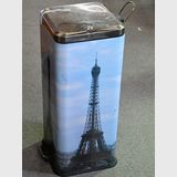 Eiffel Tower Rubbish Bin | Period: 1980s | Material: Metal